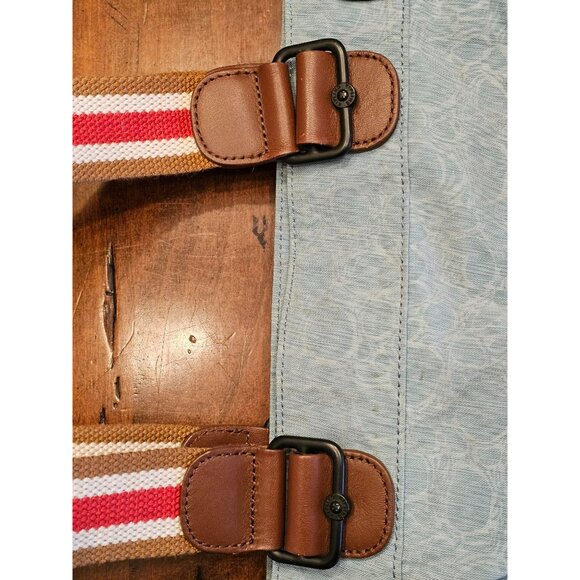 Kipling art tote blue red cotton blend handbag - Picture 9 of 13